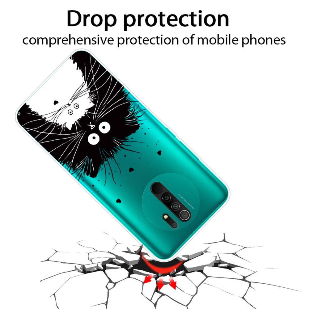 XIAOMI REDMI 9 Tracy clear nugarėlė Two Cats 1