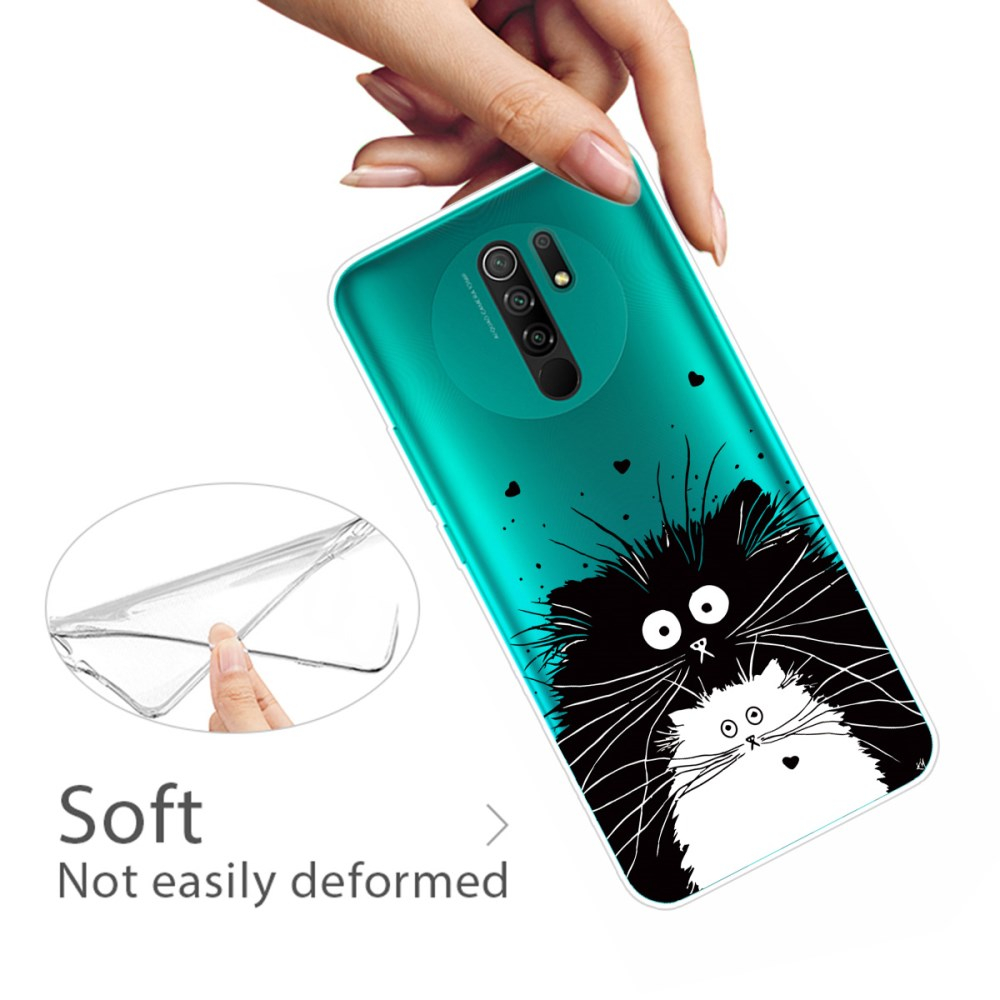 XIAOMI REDMI 9 Tracy clear nugarėlė Two Cats 3