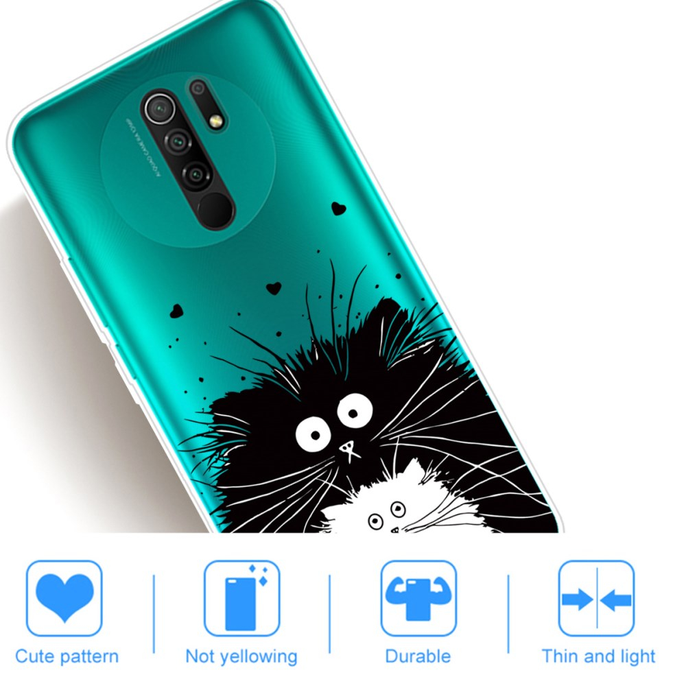 XIAOMI REDMI 9 Tracy clear nugarėlė Two Cats 4