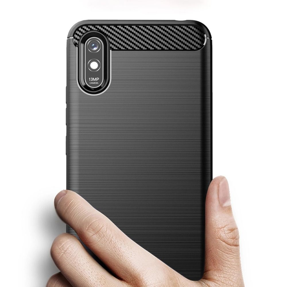 Xiaomi Redmi 9A juoda LYGCARBON nugarėlė 4