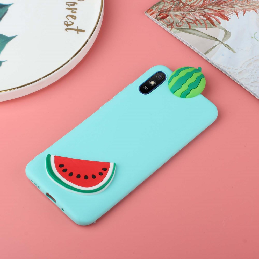 Xiaomi Redmi 9A mėtos spalvos nugarėlė Watermelon 4D 4