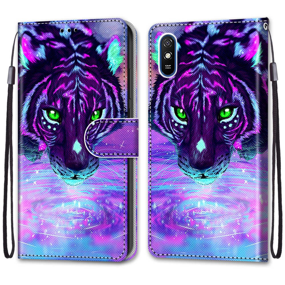 Xiaomi Redmi 9A Tracy fashion dėklas Colorful Tiger 1
