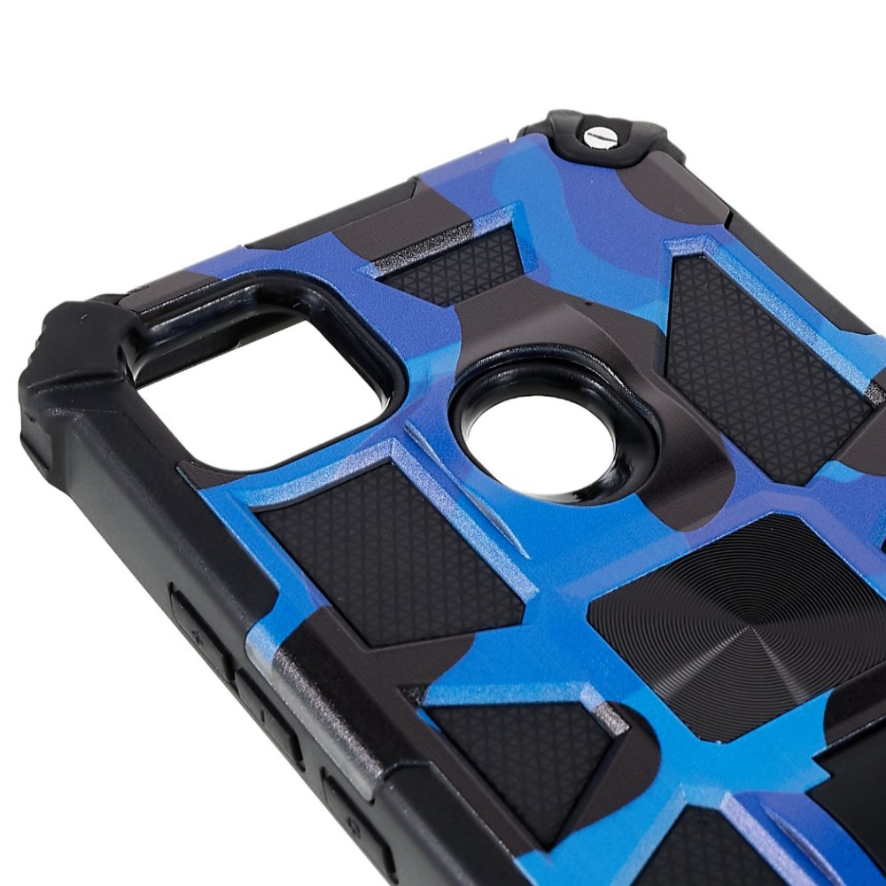 Xiaomi Redmi 9C/10A mėlyna camouflage ARMOR METAL nugarėlė 5
