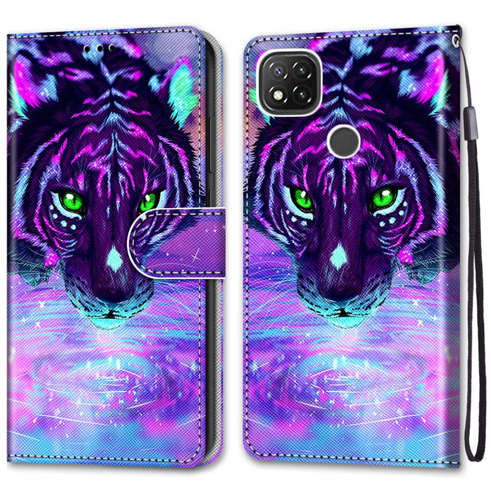 XIAOMI REDMI 9C/10A tracy fashion dėklas Colorful Tiger