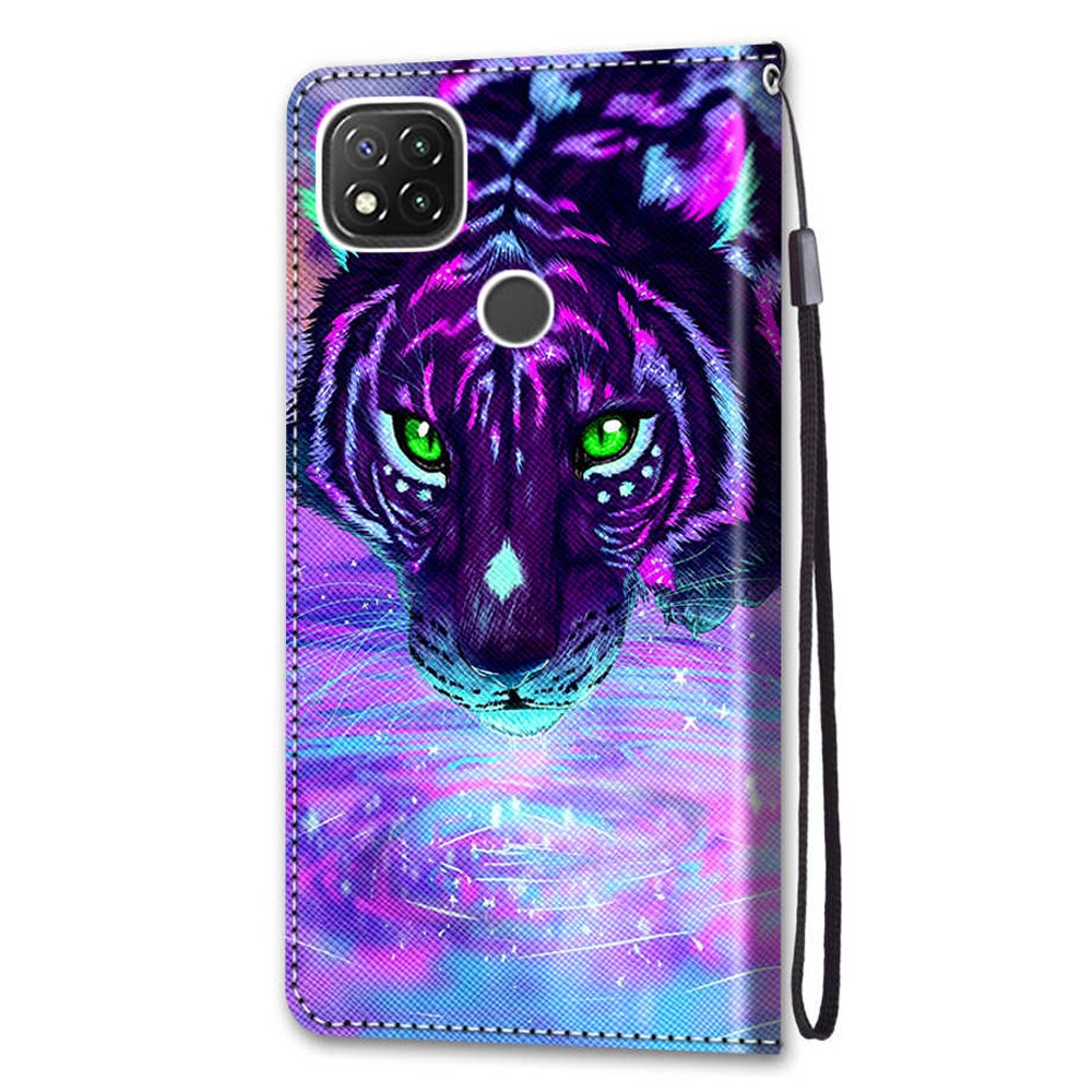 XIAOMI REDMI 9C/10A tracy fashion dėklas Colorful Tiger 7