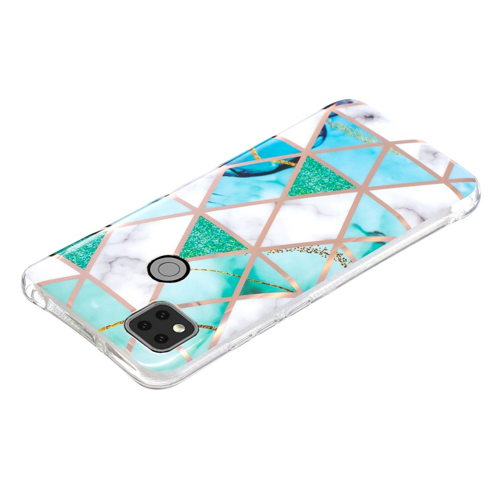 Xiaomi Redmi 9C/10A Tracy nugarėlė Geometric green marble 2