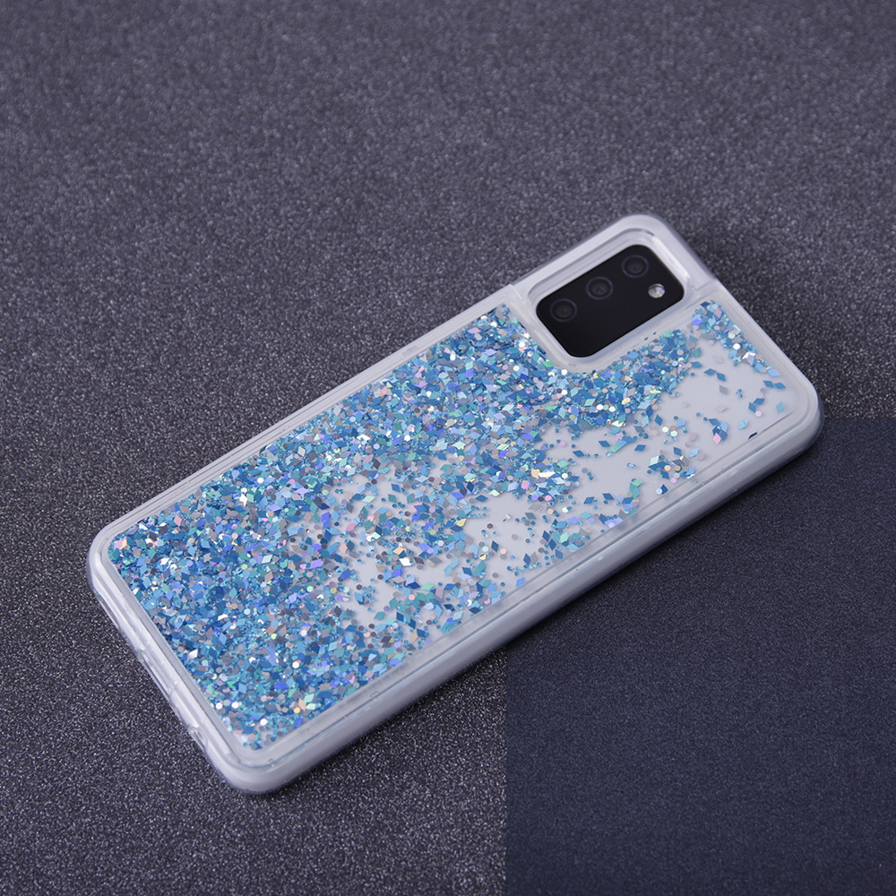 XIAOMI REDMI 9T/ POCO M3 mėlyna WATER SPARKLE nugarėlė 7