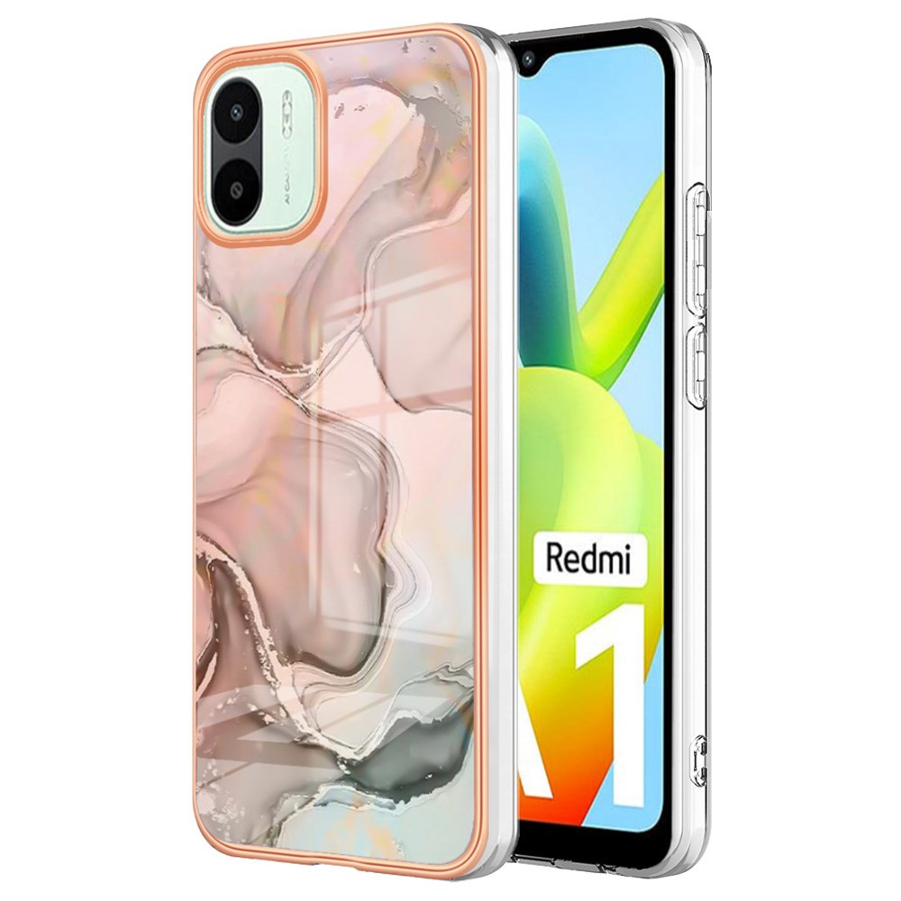 XIAOMI REDMI A1/REDMI A2 Tracy nugarėlė MILKY WAY MARBLE Pink