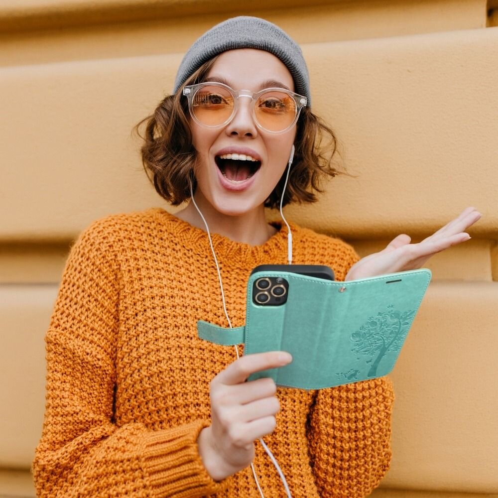 Xiaomi Redmi Note 10 PRO green MEZZO Tree dėklas 5