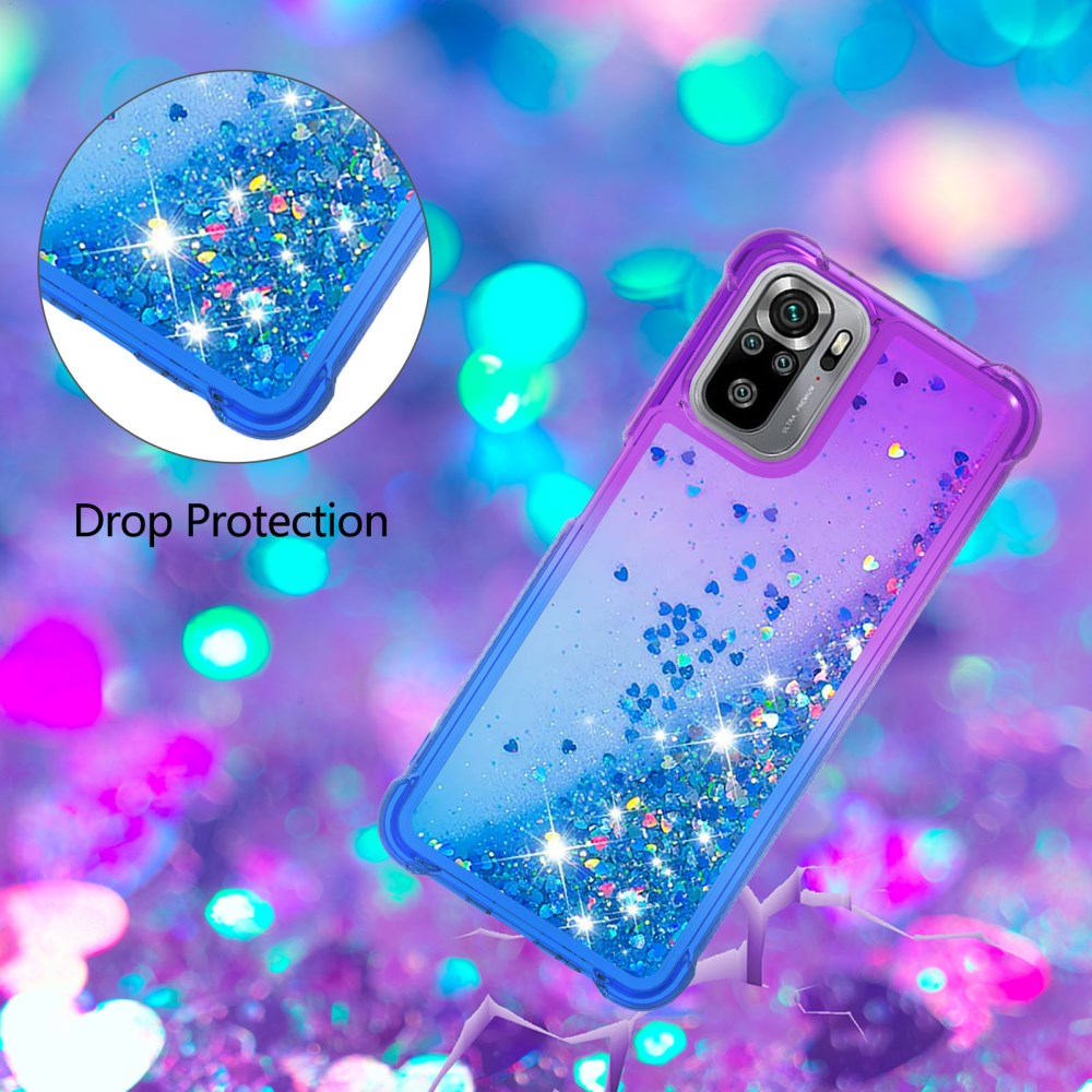 XIAOMI REDMI NOTE 10/10s/POCO M5s Tracy violetinė-mėlyna Water Shock nugarėlė 4