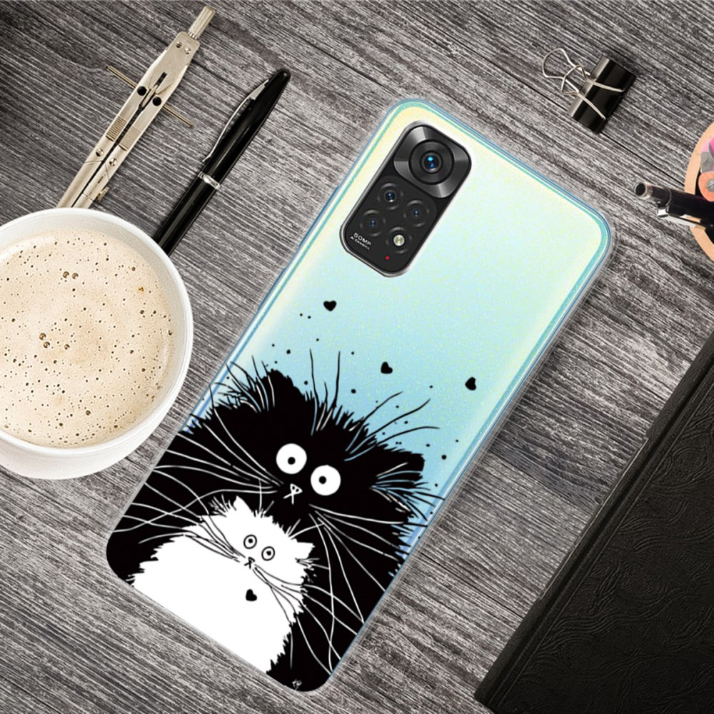 XIAOMI REDMI NOTE 11/11S Tracy clear nugarėlė Two Cats 1