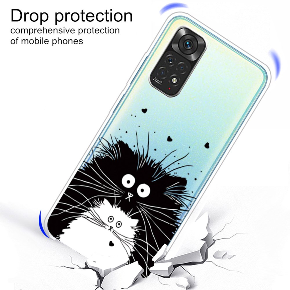 XIAOMI REDMI NOTE 11/11S Tracy clear nugarėlė Two Cats 3