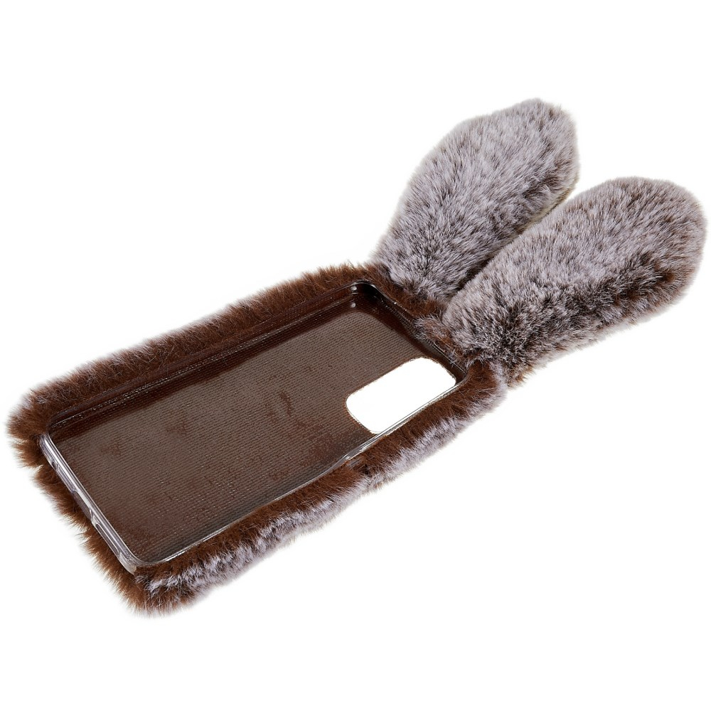 XIAOMI REDMI NOTE 11/11S brown nugarėlė Fluffy Rabbit 5
