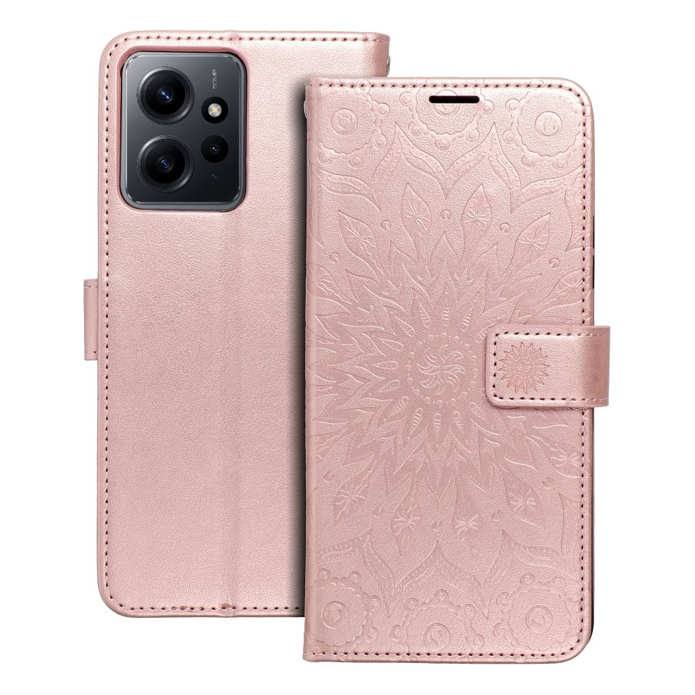 Xiaomi Redmi Note 12 MEZZO rausvas Mandala dėklas