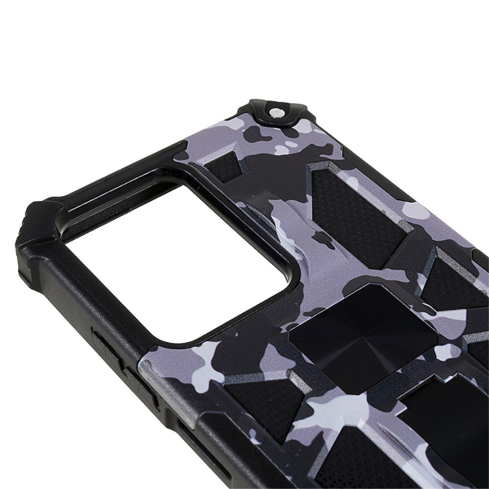 Xiaomi Redmi Note 12 PRO 5G /POCO X5 PRO juoda camouflage ARMOR METAL nugarėlė 4