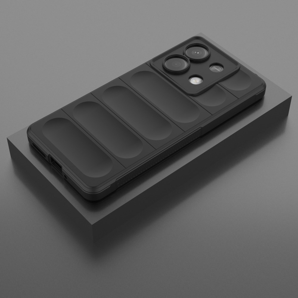 Xiaomi Redmi Note 13 5G black Tracy Anti-slip Rugged nugarėlė 6