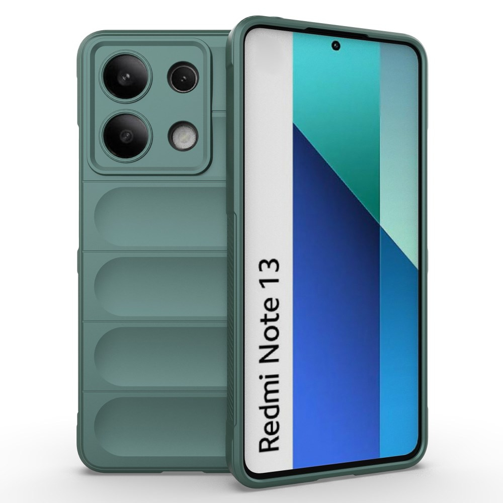 Xiaomi Redmi Note 13 green Tracy Anti-slip Rugged nugarėlė