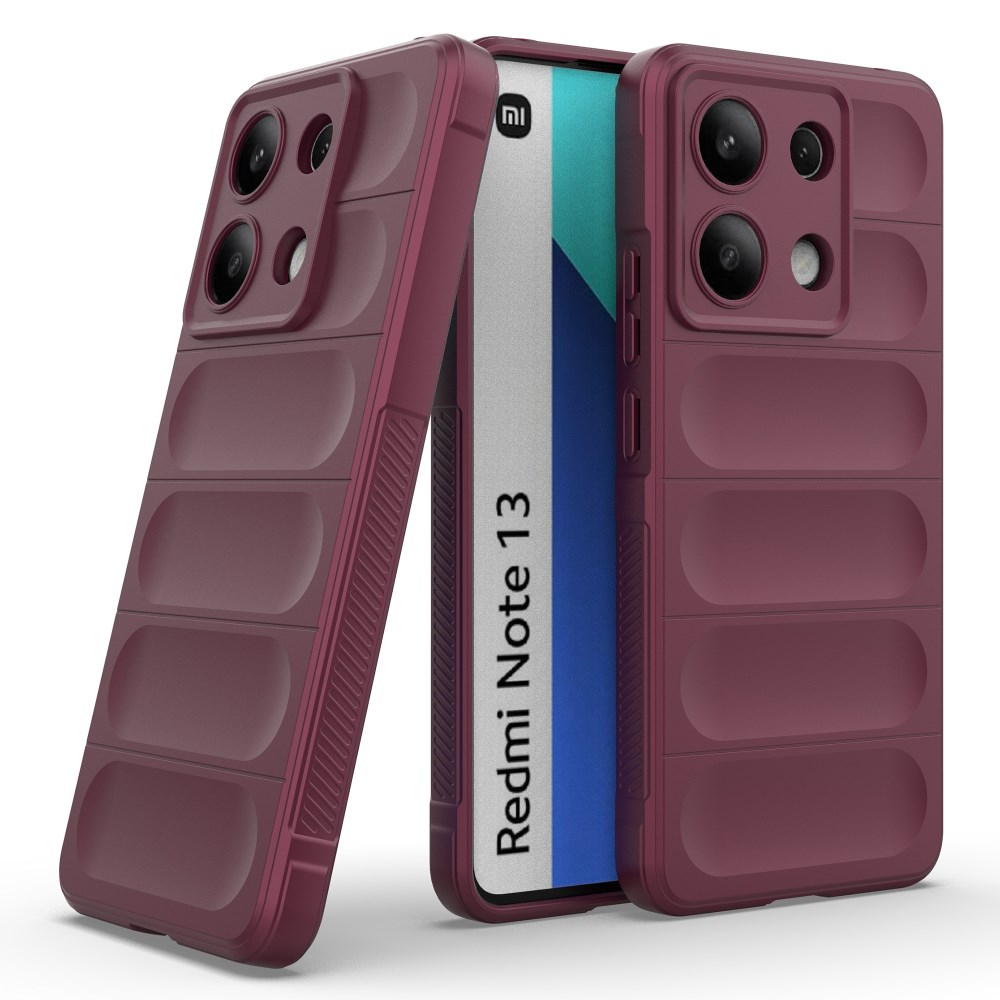 Xiaomi Redmi Note 13 wine Tracy Anti-slip Rugged nugarėlė 1