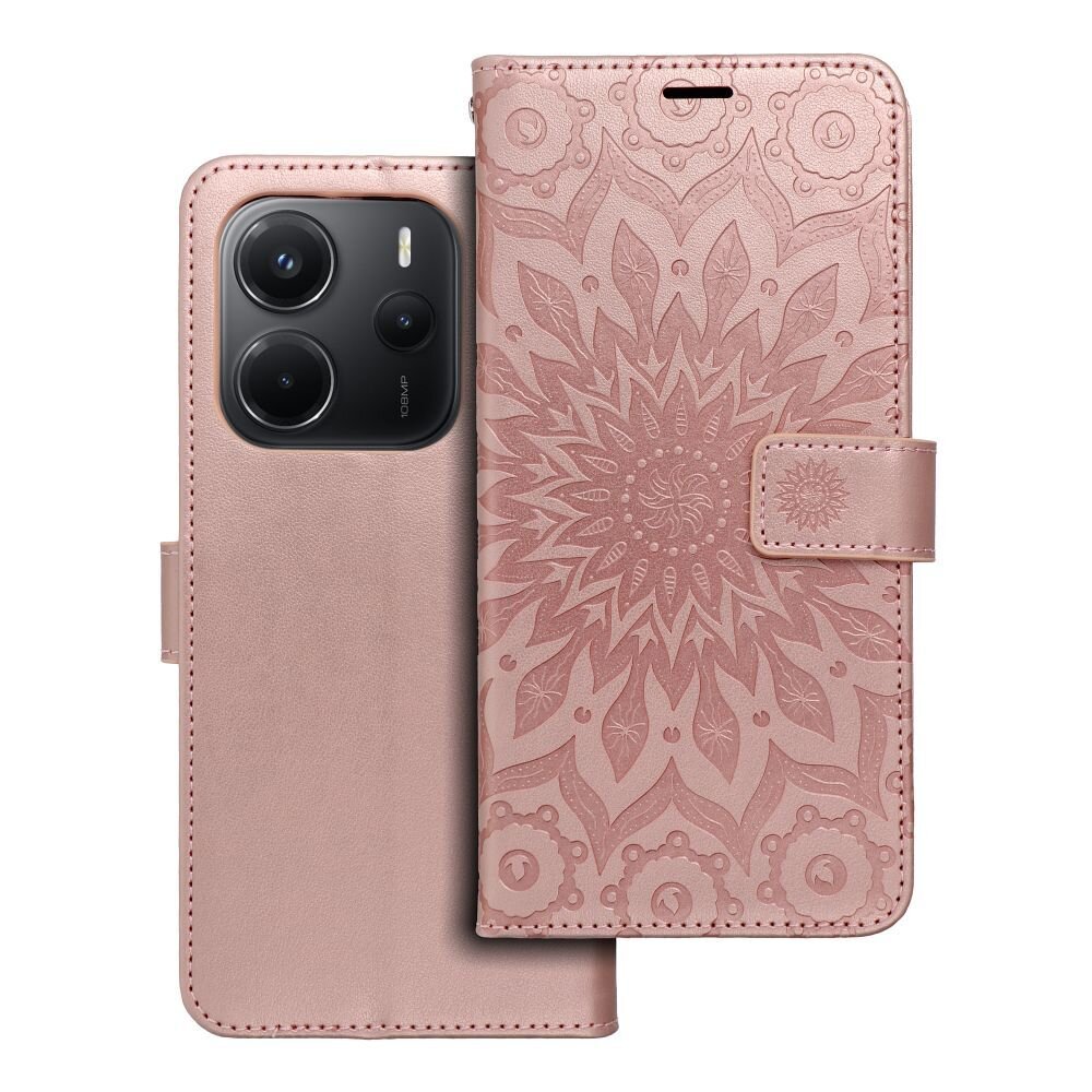 Xiaomi Redmi Note 14 5G MEZZO rose gold Mandala dėklas