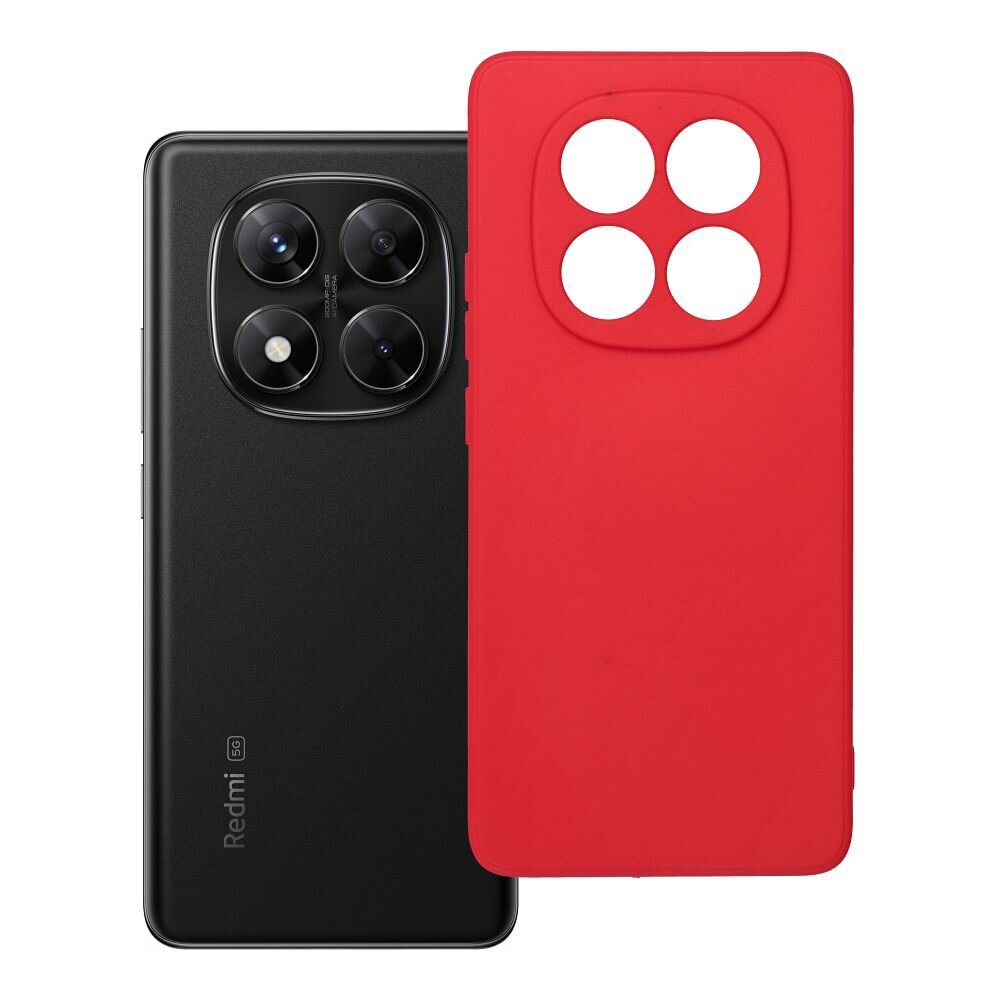 Xiaomi Redmi Note 14 PRO 5G red SOFT SILICONE nugarėlė 1