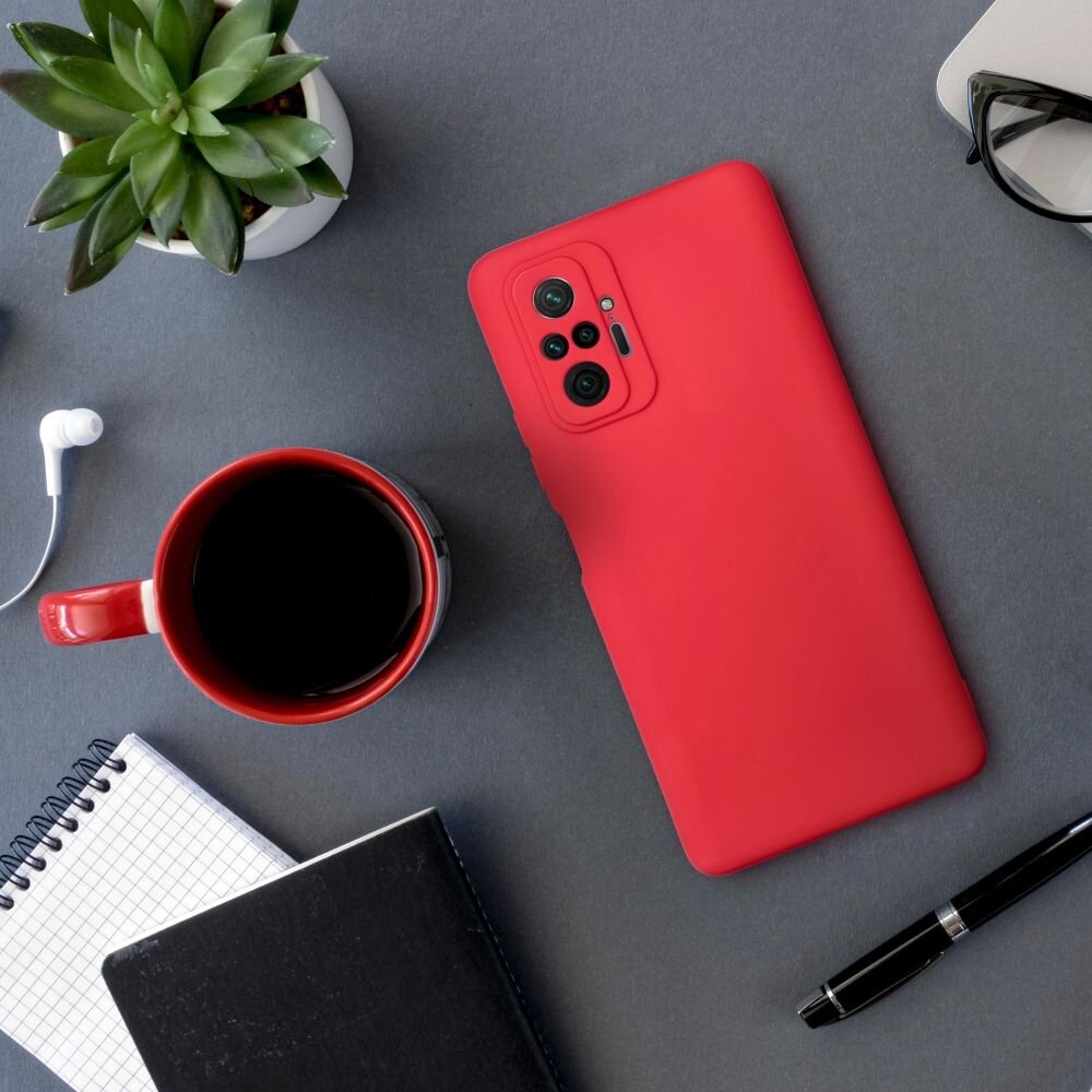 Xiaomi Redmi Note 14 PRO 5G red SOFT SILICONE nugarėlė 2