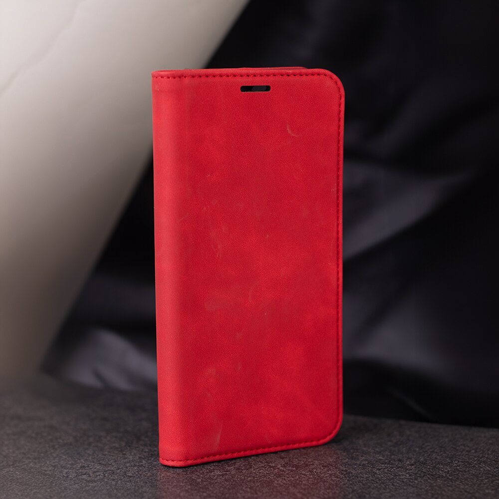 Xiaomi Redmi Note 14 PRO 5G red SUEDE dėklas 8