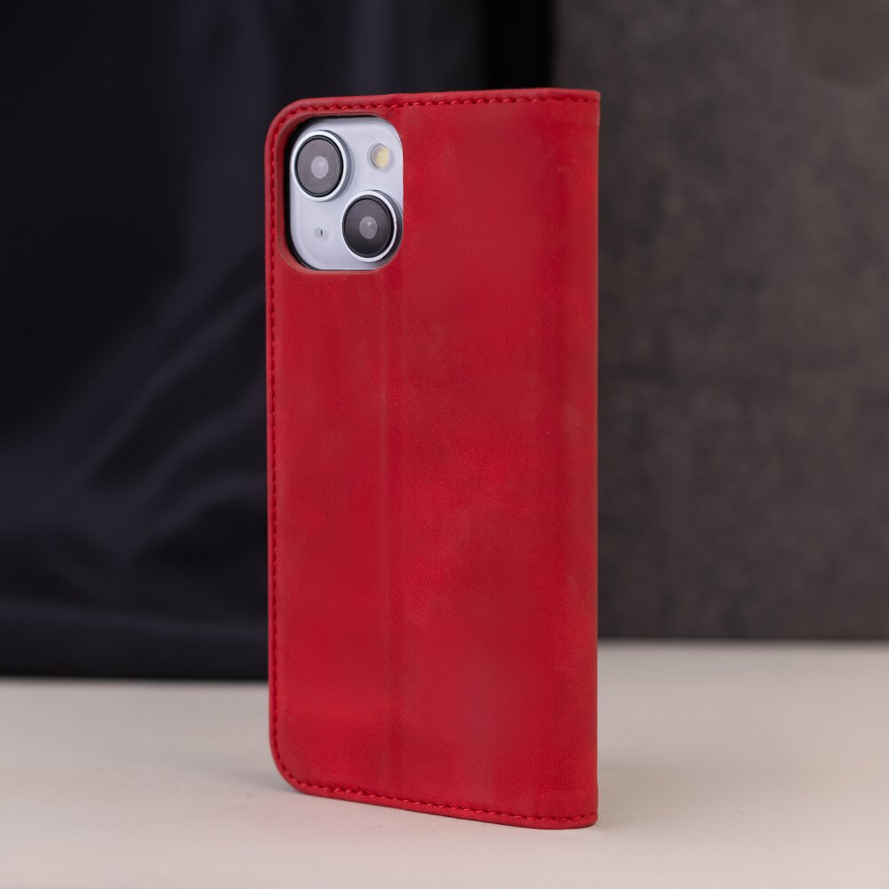 Xiaomi Redmi Note 14 PRO 5G red SUEDE dėklas 9