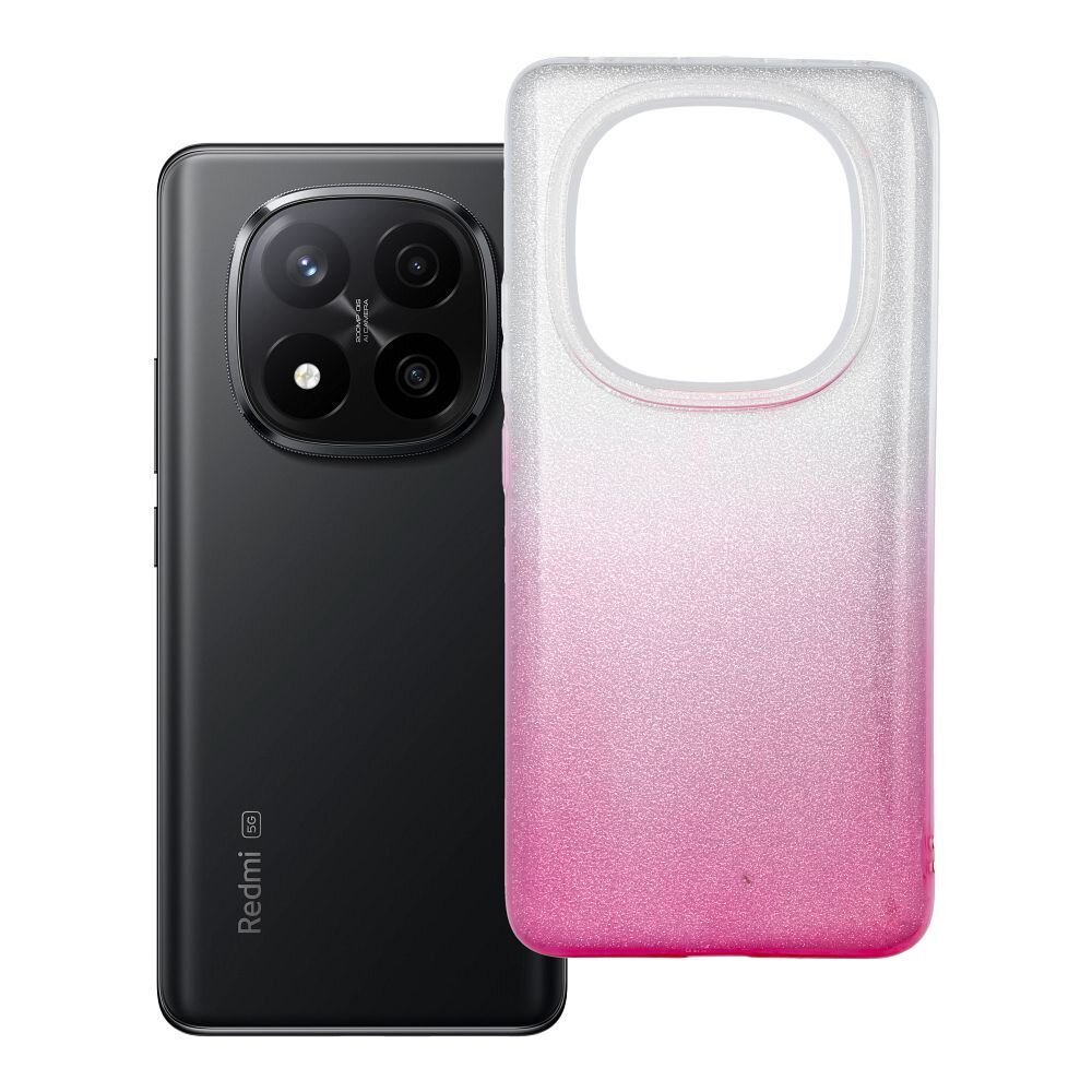 Xiaomi Redmi Note 14 PRO PLUS 5G pink GLITTER3 nugarėlė 1