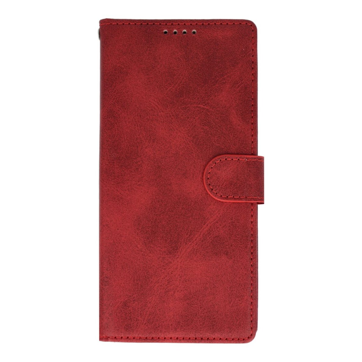Xiaomi 15T red PU Textured Leather Wrist Strap dėklas