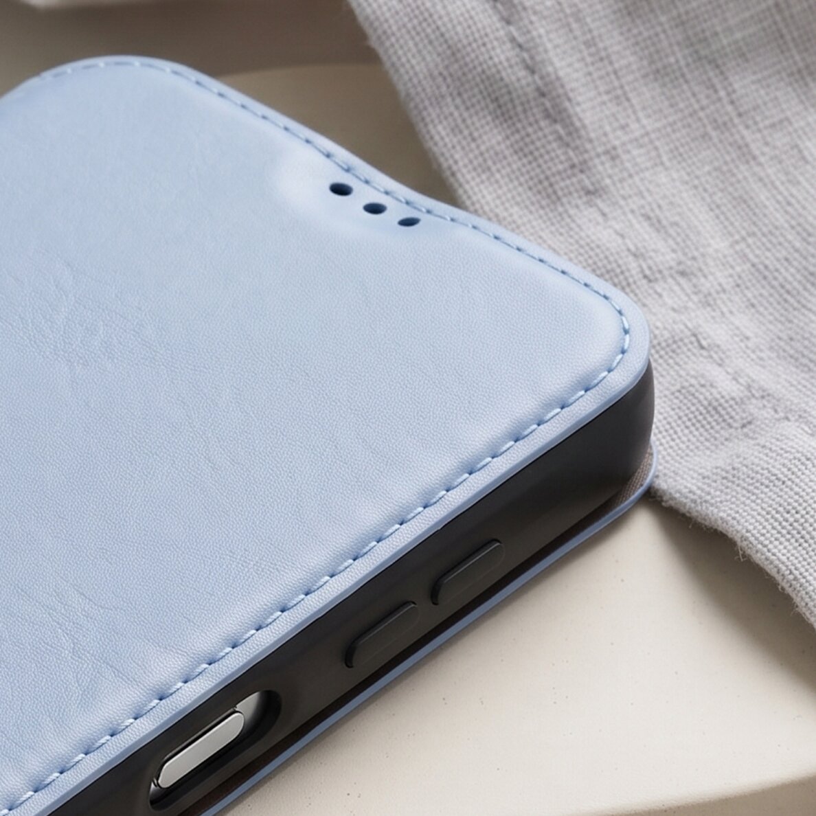 Xiaomi 17T PRO light blue Smart Touch dėklas 6