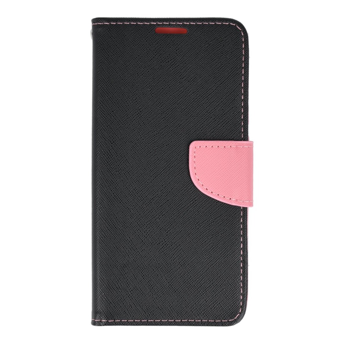 Xiaomi MI8 LITE juoda+rožinė FANCY DIARY dėklas