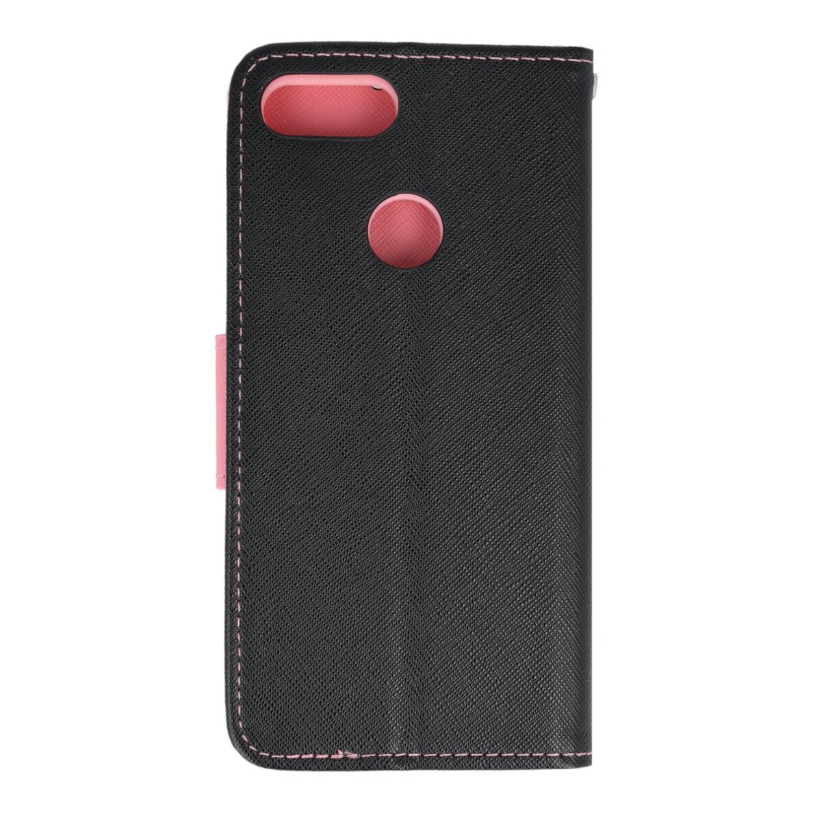 Xiaomi MI8 LITE juoda+rožinė FANCY DIARY dėklas 1