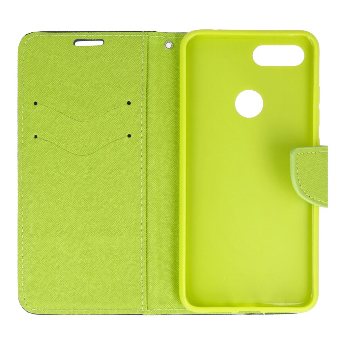 Xiaomi MI8 LITE mėlynas FANCY DIARY dėklas 2