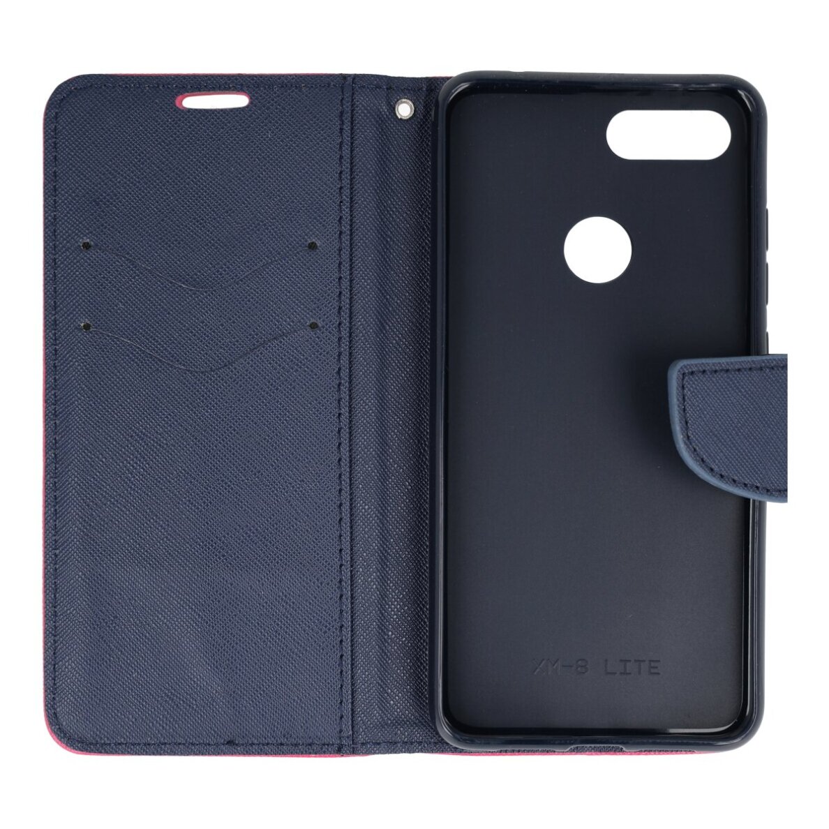 Xiaomi MI8 LITE rožinis FANCY DIARY dėklas 2