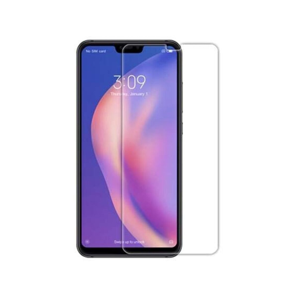 Xiaomi MI8 LITE skaidri PILNA plėvelė