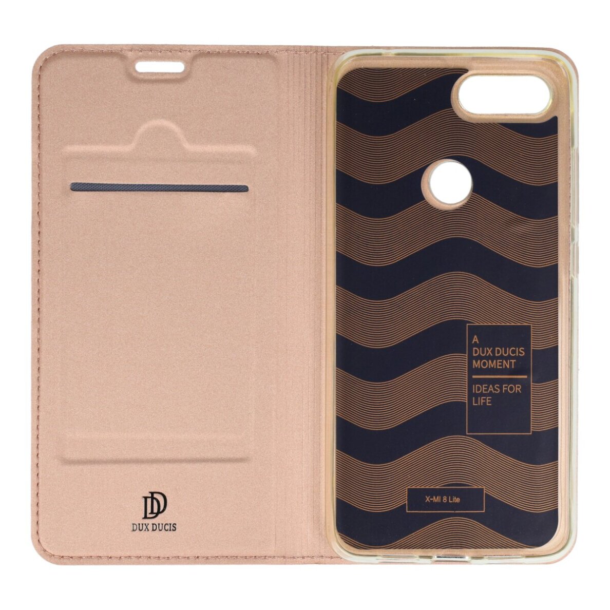 Xiaomi MI8 LITE/MI 8X rausvas DUX DUCIS dėklas 1