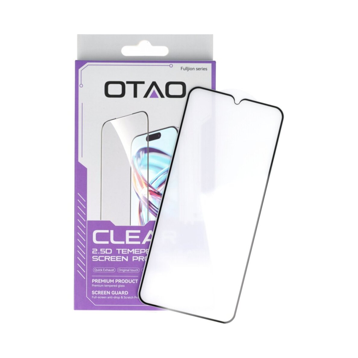 Xiaomi Note 14 PRO / Note 14 PRO PLUS black pilnas OTAO apsauginis stiklas