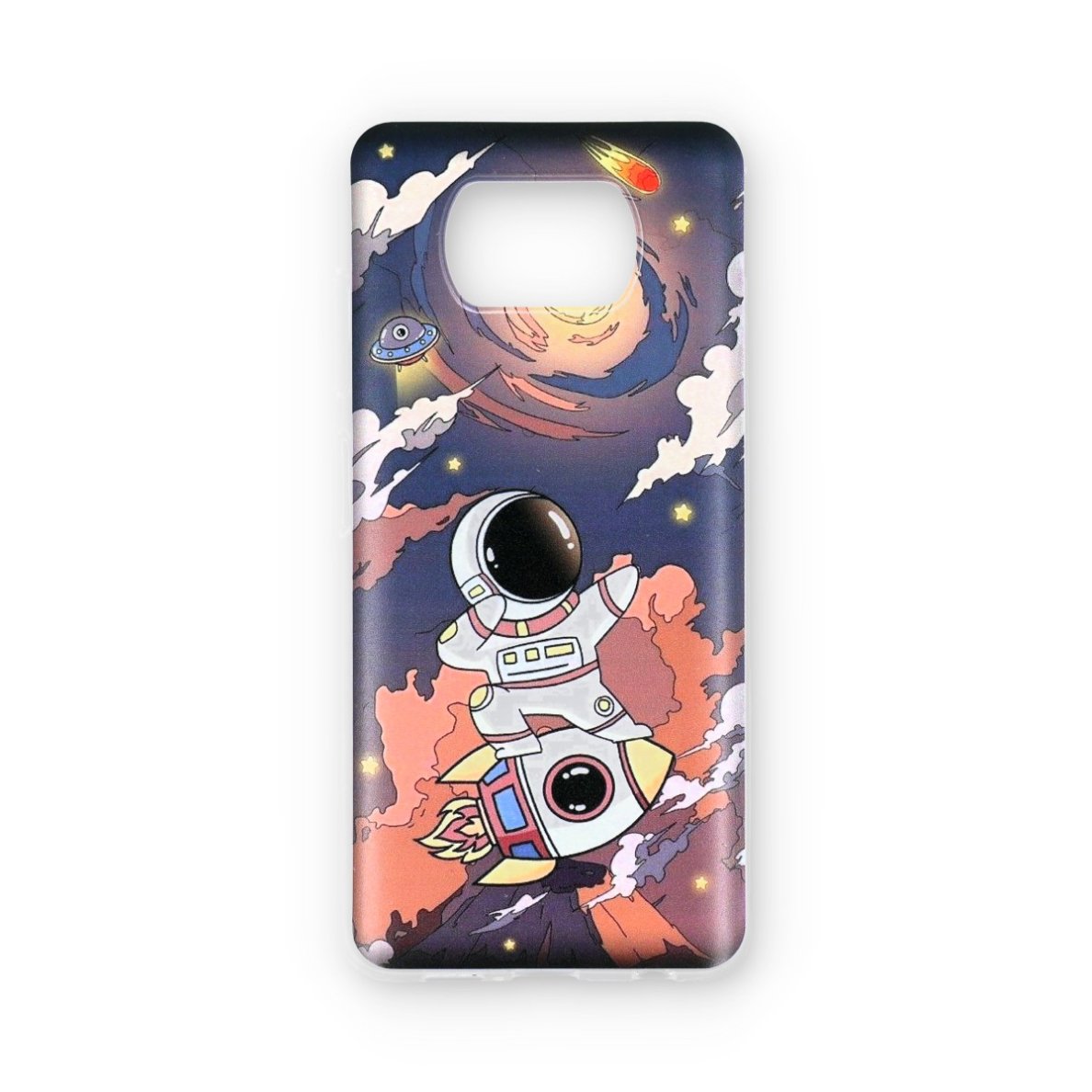 XIAOMI POCO X3 NFC/X3 PRO clear nugarėlė Cosmonaut Design00006