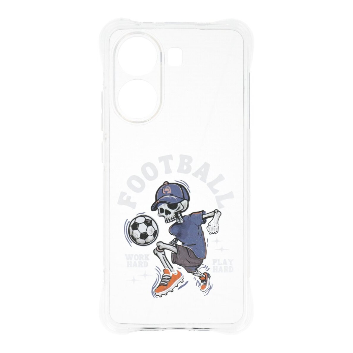 Xiaomi POCO X7 PRO 5G clear nugarėlė Football Design00026
