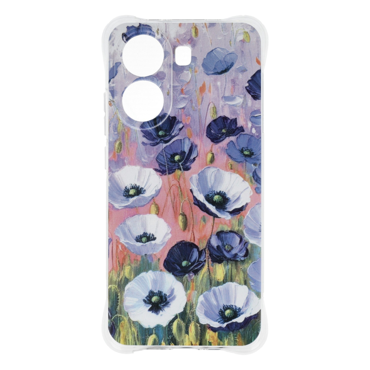 Xiaomi POCO X7 PRO 5G clear nugarėlė Poppy Design00330