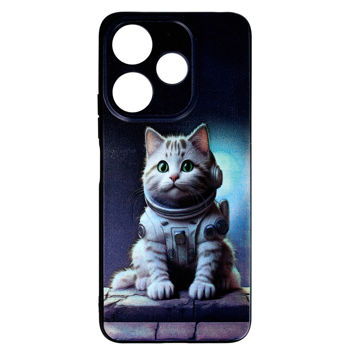 Xiaomi Redmi 13 black nugarėlė Astronaut Cat Design00317
