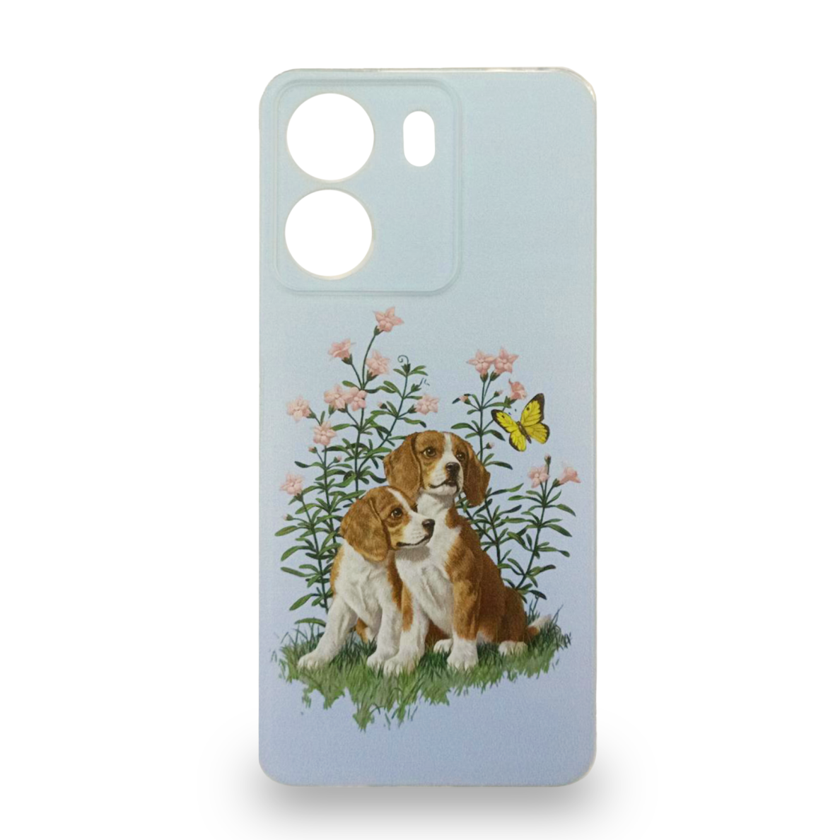 Xiaomi Redmi 13C/Poco C65 clear nugarėlė Dogs Design00018