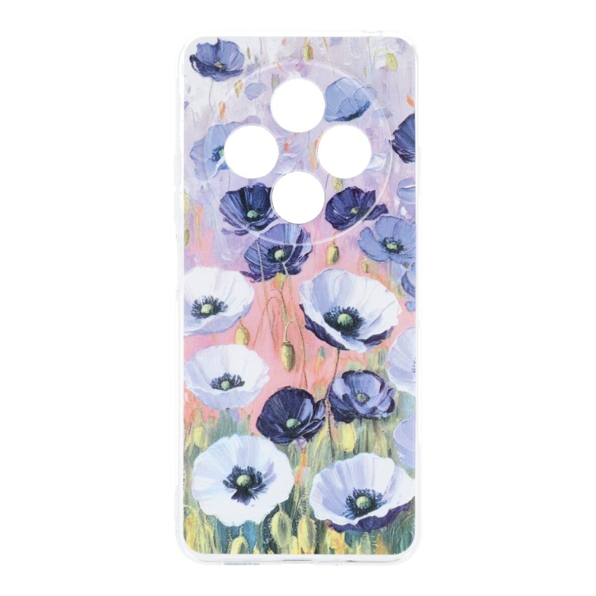 Xiaomi Redmi 14C / Poco C75 clear nugarėlė Poppy Design00330