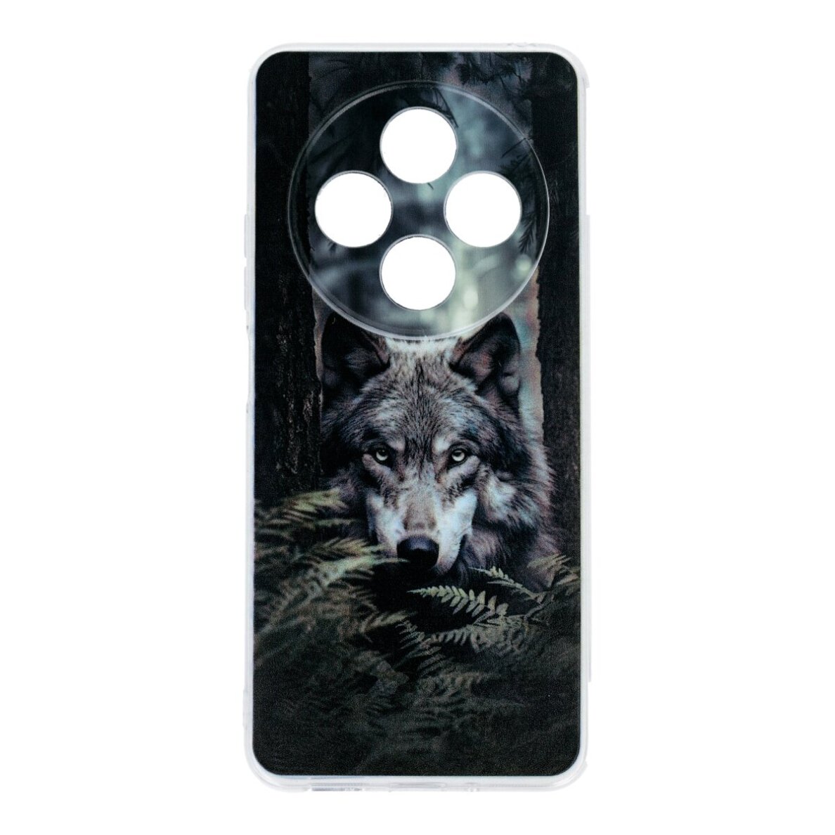 Xiaomi Redmi 14C / Poco C75 clear nugarėlė Wolf Design00324