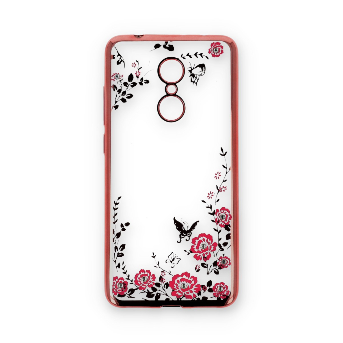 Xiaomi Redmi 5 rausva Perfect FLOWERS nugarėlė 1