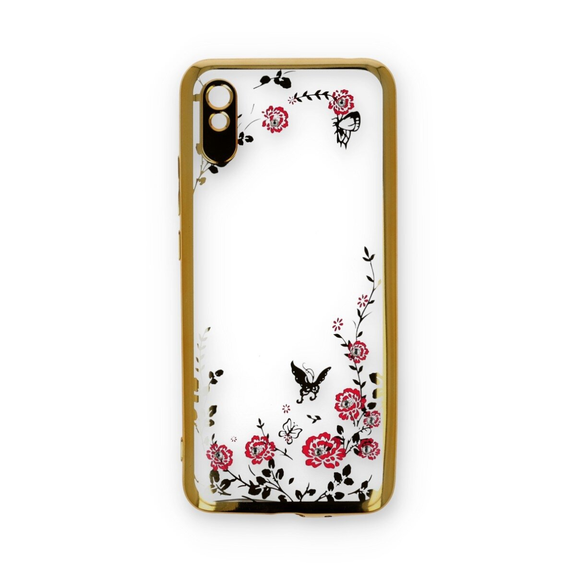 XIAOMI REDMI 9A aukso spalvos perfect FLOWERS nugarėlė