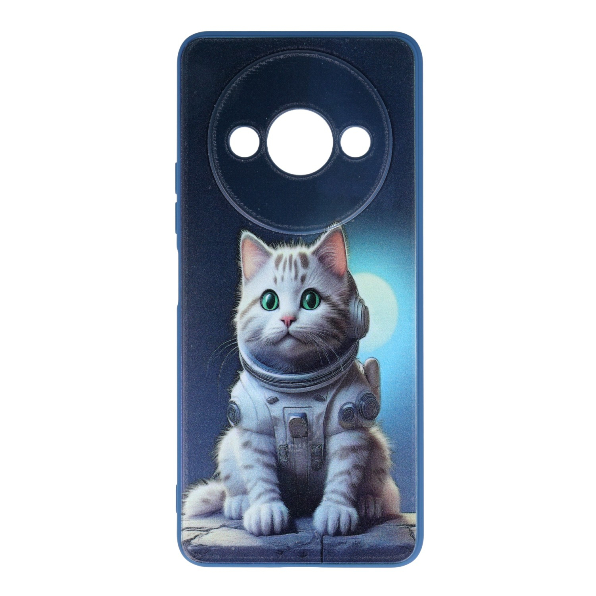 Xiaomi Redmi A3 blue nugarėlė Astronaut Cat Design00317