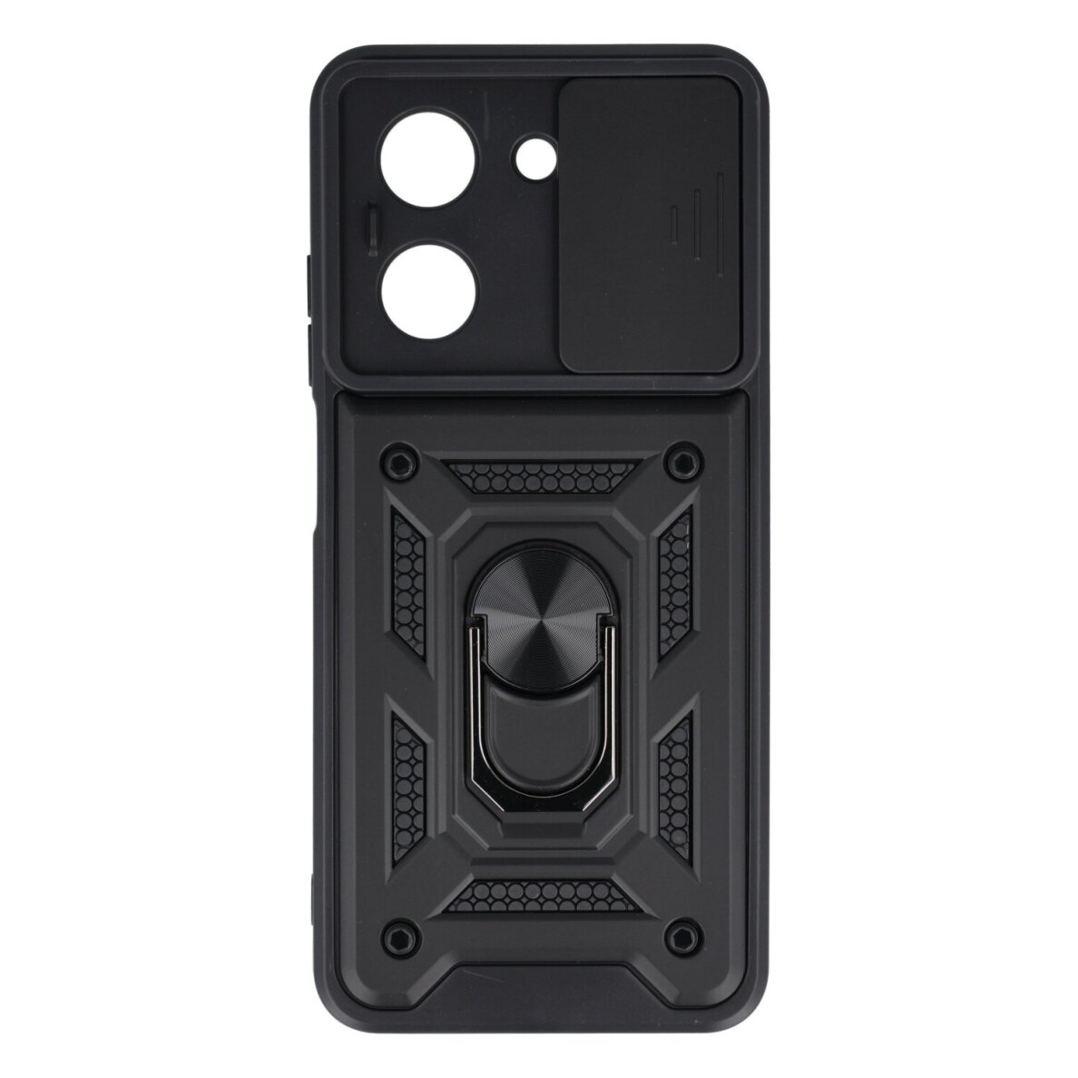 Xiaomi Redmi A5 black RING ARMOR WITH CAMSHIELD nugarėlė