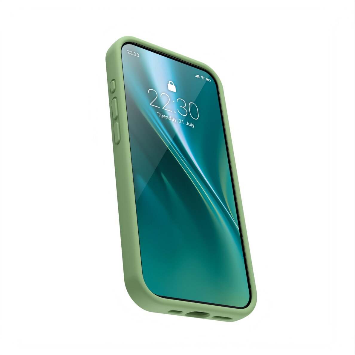 Xiaomi Redmi Note 13 5G light green Etteri Silicone nugarėlė 6