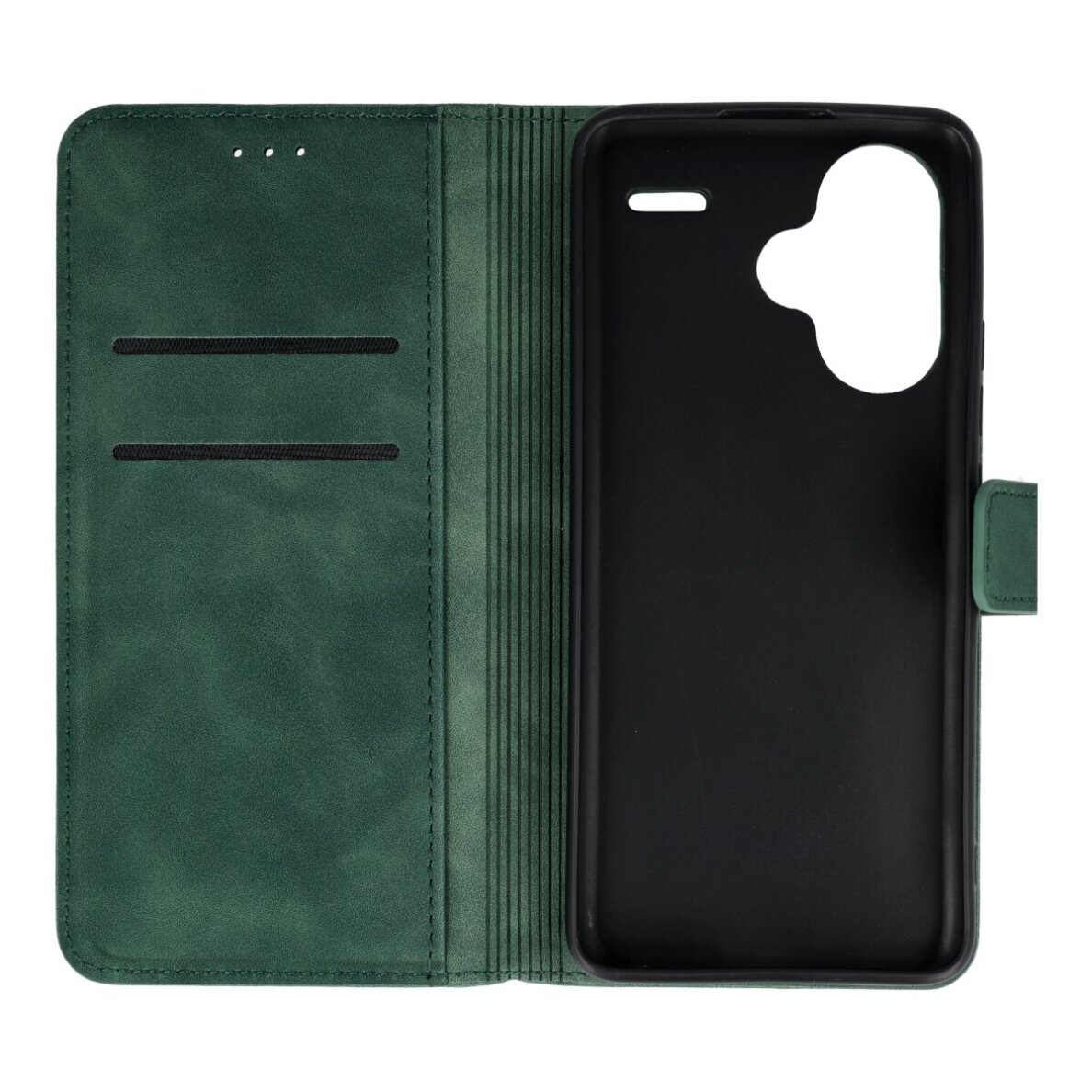 Xiaomi Redmi Note 13 PRO+ 5G green VELVET dėklas 2